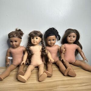 American Girl Doll Lot Of 4 Josefina, Molly M, Truly Me, Truly Me #29